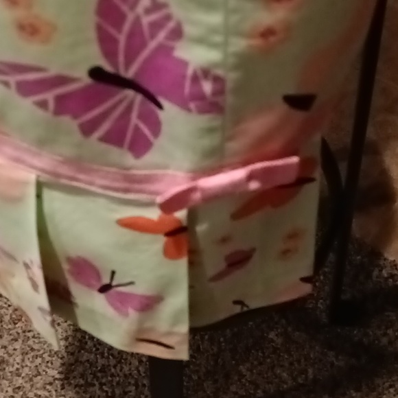 FINAL PRICE Lilly Pulitzer t-strap floral/butterfly print dress w pleated hem - Picture 6 of 16